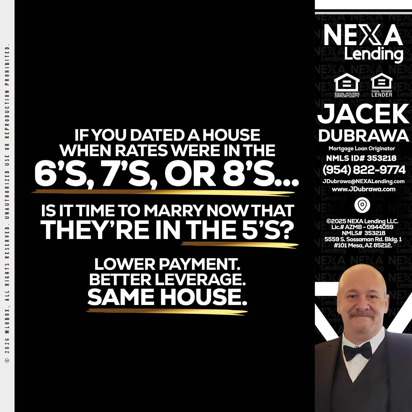 if you dated a house - Jacek Dubrawa -Senior Loan Officer