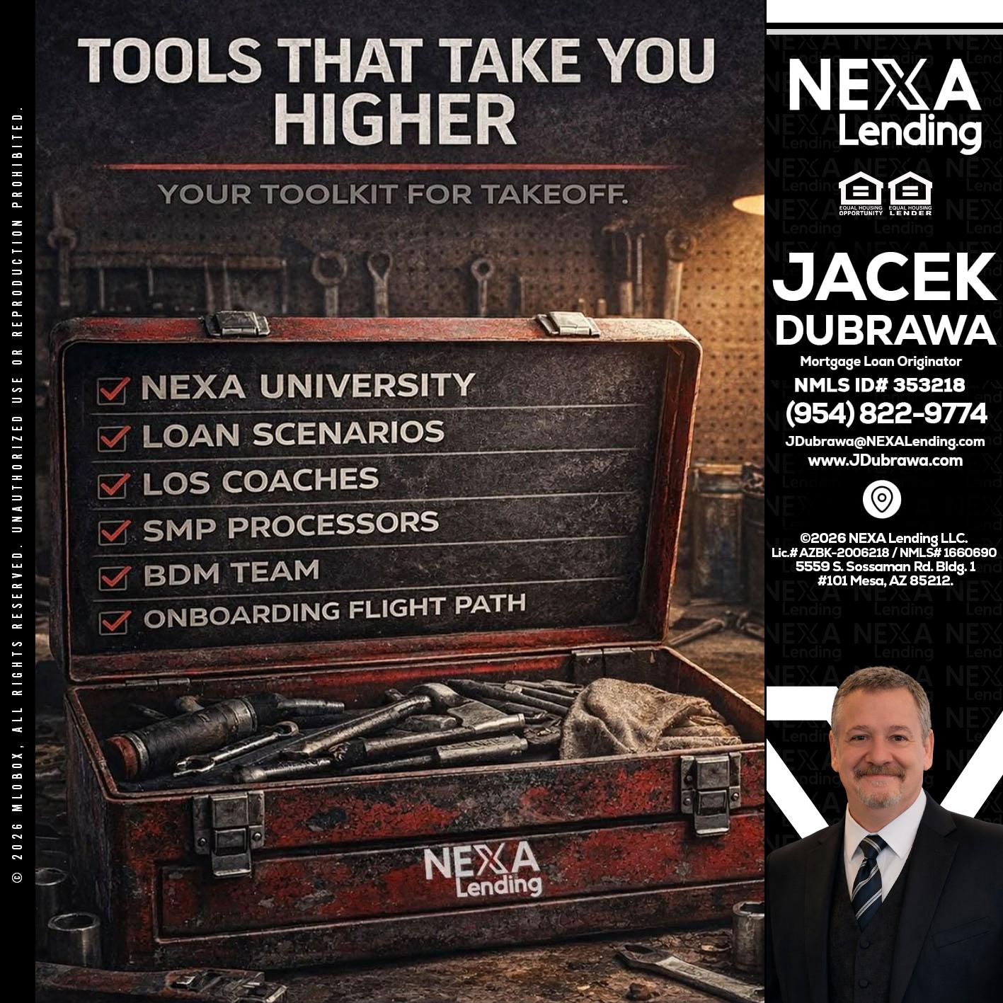 TOOLS THAT - Jacek Dubrawa -Senior Loan Officer