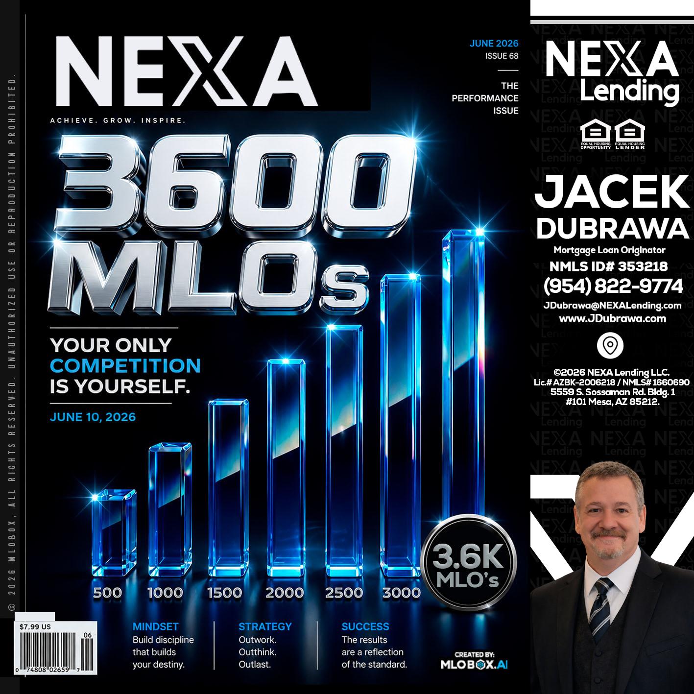 3600 MLOs - Jacek Dubrawa -Senior Loan Officer