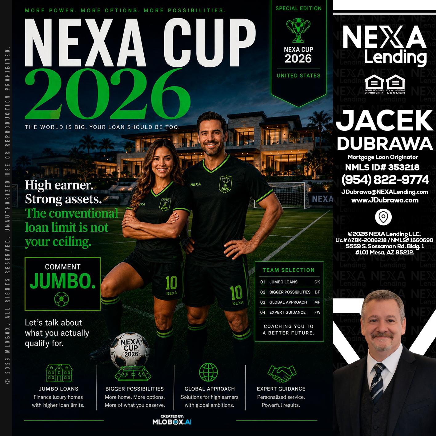 NEXA CUP 2026 - Jacek Dubrawa -Senior Loan Officer