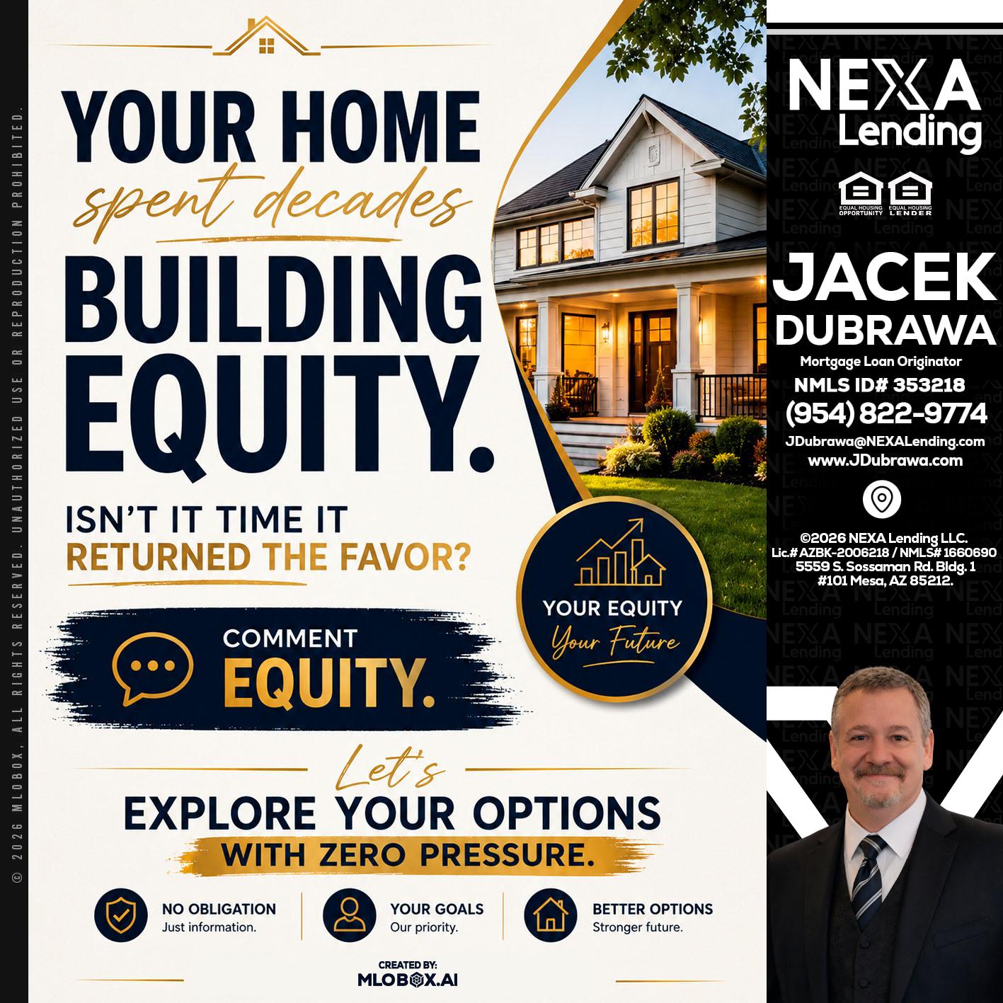 building equity - Jacek Dubrawa -Senior Loan Officer