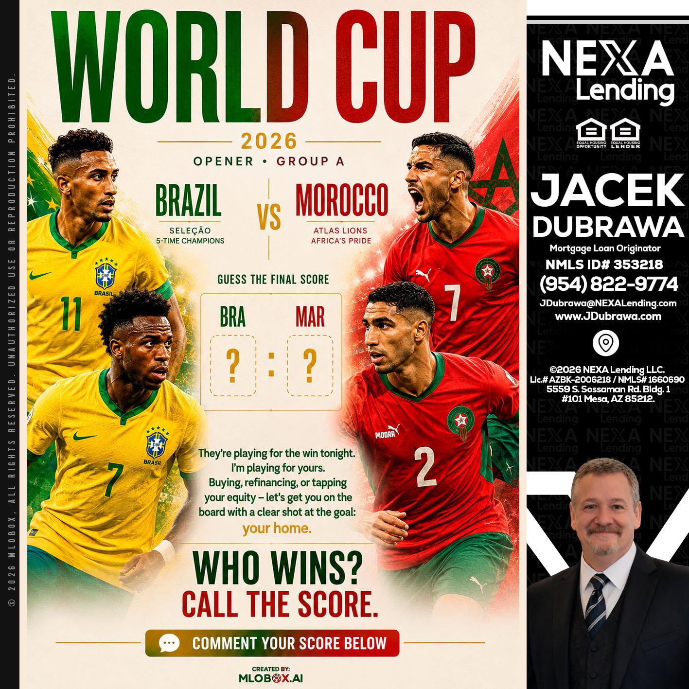 WORLD CUP - Jacek Dubrawa -Senior Loan Officer