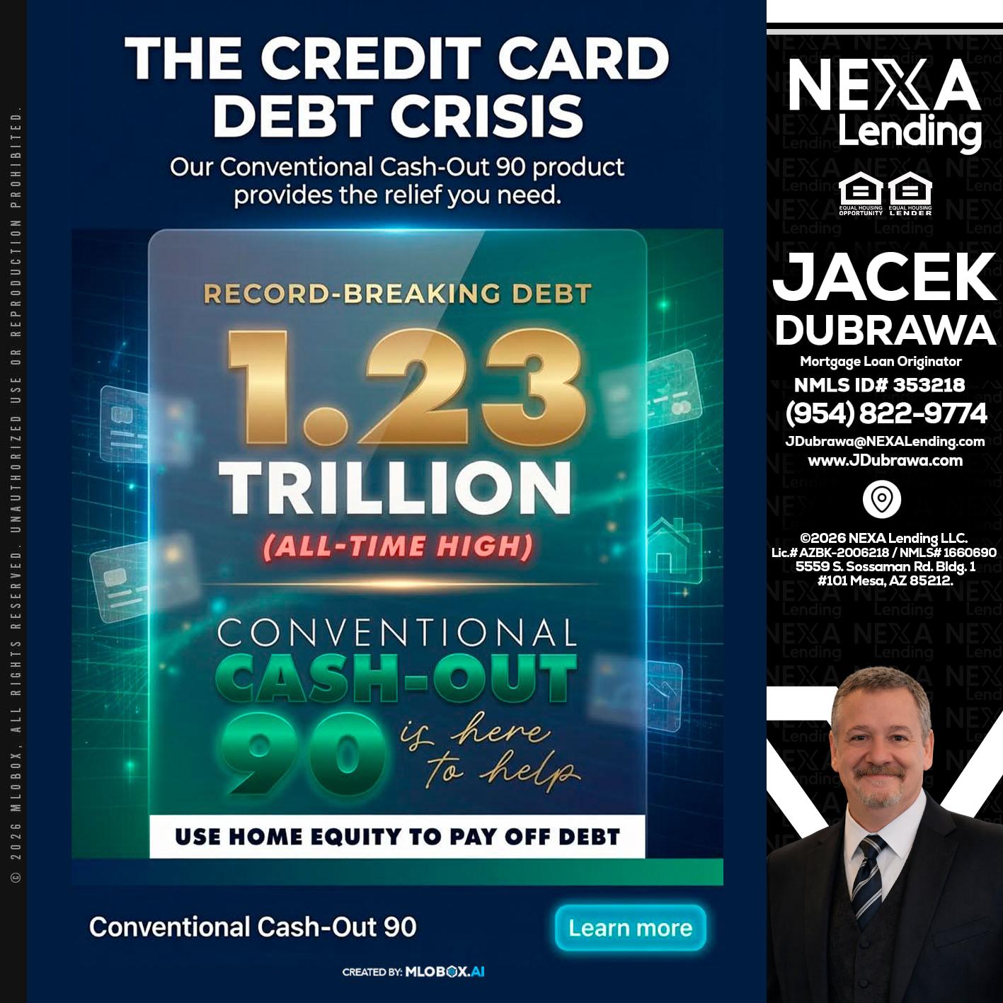 THE CREDIT CARD - Jacek Dubrawa -Senior Loan Officer