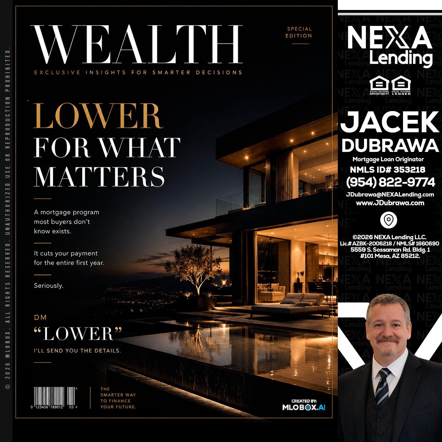 WEALTH - Jacek Dubrawa -Senior Loan Officer
