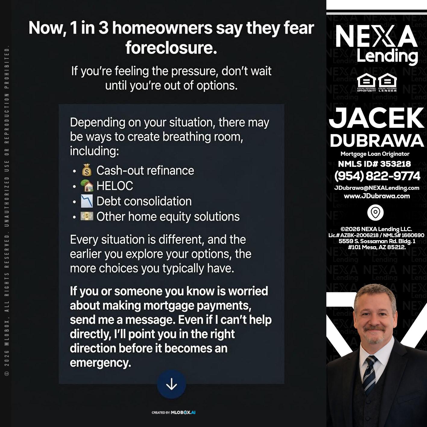 NOW - Jacek Dubrawa -Senior Loan Officer