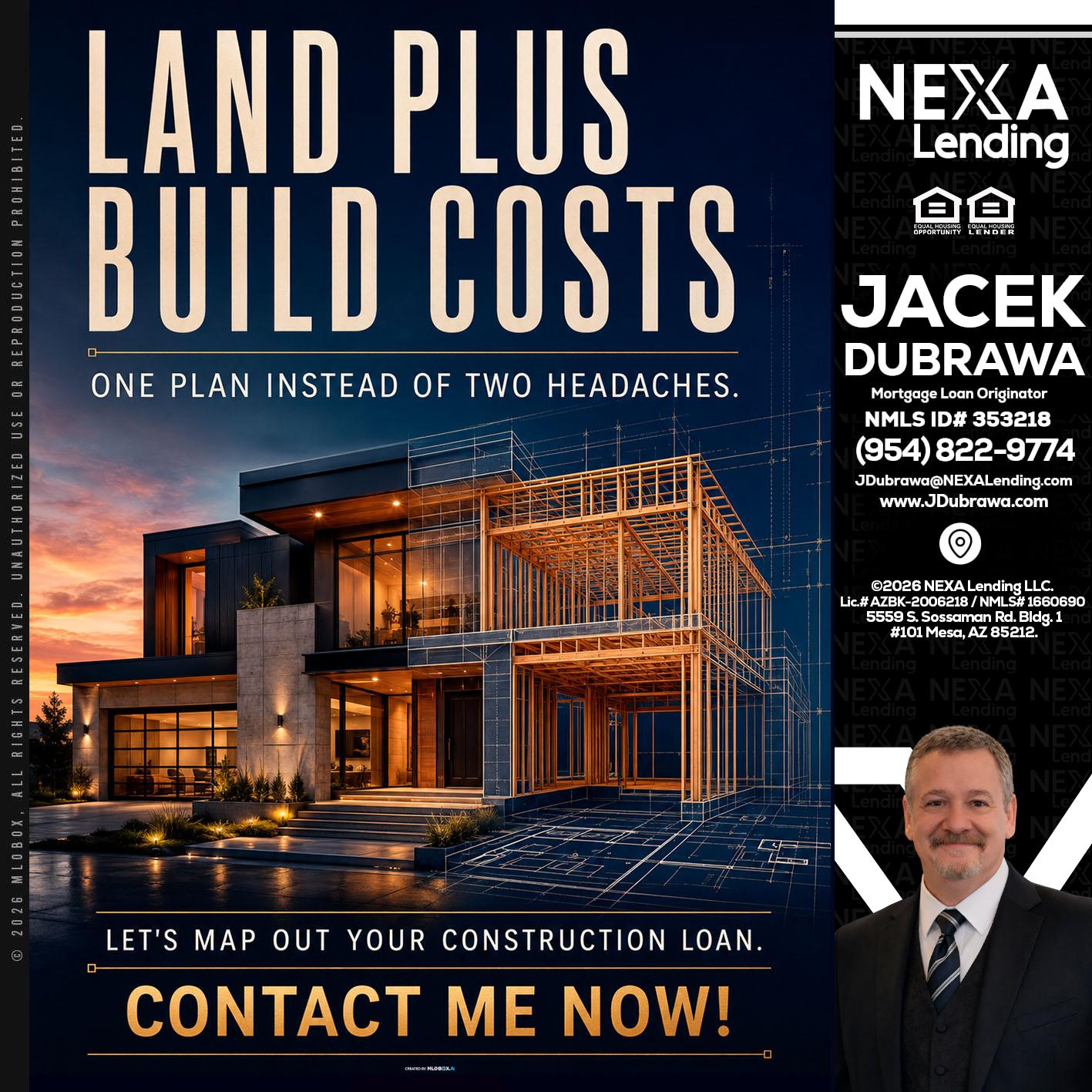 LAND PLUS - Jacek Dubrawa -Senior Loan Officer