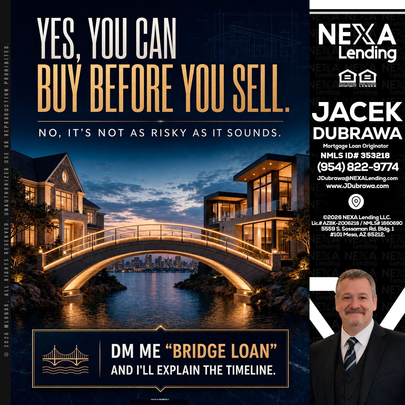 YES, YOU CAN - Jacek Dubrawa -Senior Loan Officer