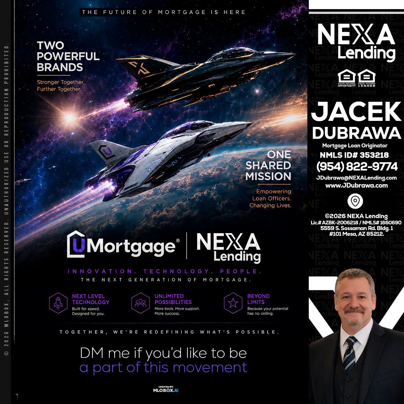 U Mortgage + NEXA lending - Jacek Dubrawa -Senior Loan Officer