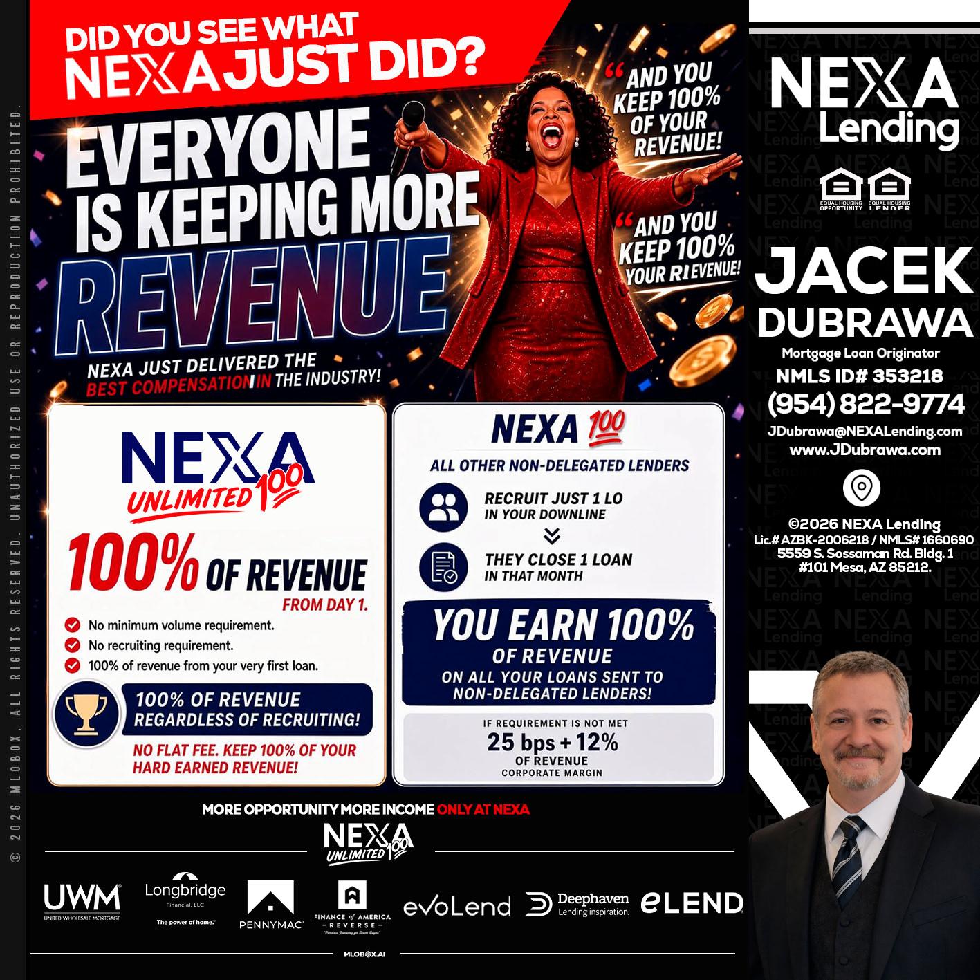 EVERYONE IS KEEPING - Jacek Dubrawa -Senior Loan Officer