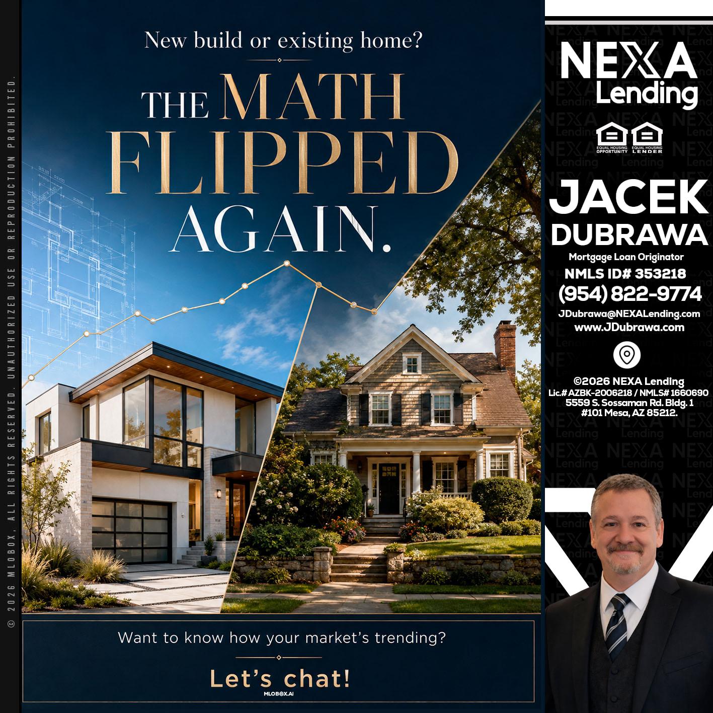 THE MATH FLIPED - Jacek Dubrawa -Senior Loan Officer